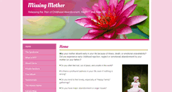 Desktop Screenshot of missingmother.com